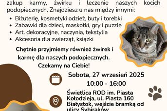 II Stacjonarny Pchli Targ Fundacji Kocia Ostoja