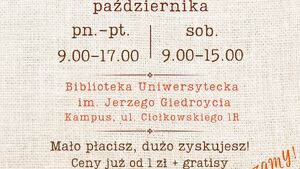 Kiermasz książek „U Giedroycia”