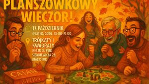 Planszówkowy wieczór w Trójkąty i Kwadraty Resto & Pub