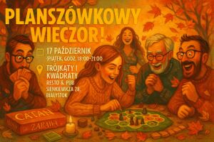 Planszówkowy wieczór w Trójkąty i Kwadraty Resto & Pub