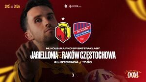 PKO BP Ekstraklasa: Jagiellonia Białystok - Raków Częstochowa
