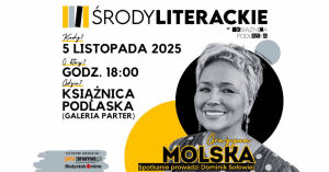 Środa Literacka z Grażyną Molską - autorka książek "Profilerka" i "Profilerka. Jastrë