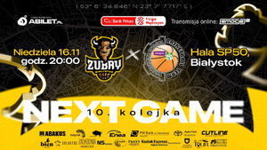 Mecz Koszykówki: Żubry Abakus Okna Białystok - Weegree AZS Politechnika Opolska