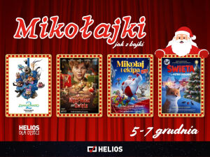 Mikołajki jak z bajki w kinach Helios: 5-7 grudnia