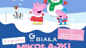 Mikołajki ze Świnką Peppą i Georgem w G-City Biała