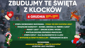 Zbudujmy te Święta z klocków - Mikołajki w Galerii Jurowieckiej