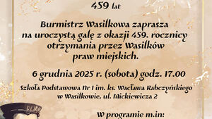 Wasilków - 459 rocznica otrzymania praw miejskich