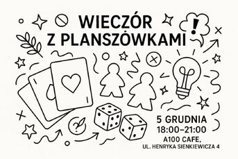 Planszówkowy wieczór w A100 Cafe