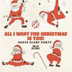 All I Want For Christmas is You | Santa Slaus Party - Hal