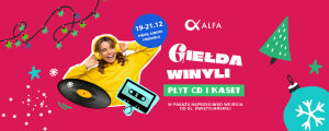 Świąteczna Giełda Winyli w Centrum Alfa