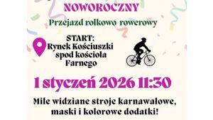 Noworoczny przejazd rolkowo–rowerowy