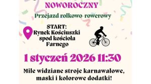 Noworoczny przejazd rolkowo–rowerowy
