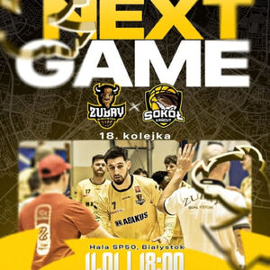 Mecz Koszykówki: Żubry Abakus Okna Białystok - Solvera Sokół Łańcut