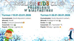 Półkolonie zimowe w English Kids Club - I turnus