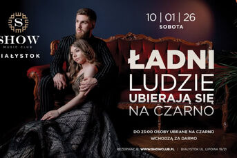 Ładni ludzie ubierają się na czarno