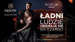 Ładni ludzie ubierają się na czarno