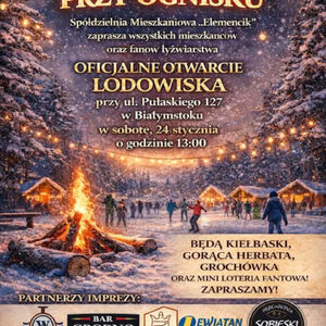 Otwarcie osiedlowego lodowiska