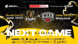 Bank Pekao S.A. 1 Liga Mężczyzn: Żubry Abakus Okna Białystok - WKK Active Hotel Wrocław