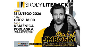 Środa Literacka | Michał Limboski "Wieloryby nie kłamią" 
