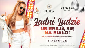 Ładni ludzie ubierają się na biało