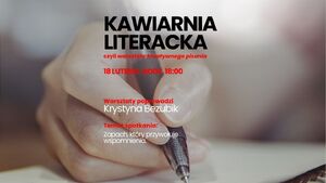Kawiarnia Literacka z Krystyną Bezubik: Zapach, który przywołuje wspomnienia