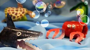 Morze. Może potaplaj się w błękicie? | warsztaty rodzinne