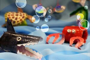 Morze. Może potaplaj się w błękicie? | warsztaty rodzinne