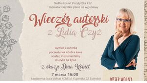 Wieczór autorski z pisarką Lidią Czyż