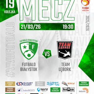 1 Liga Futsalu: Futbalo Białystok - Team Lębork
