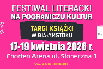 Festiwal Literacki "Na pograniczu kultur" 2026