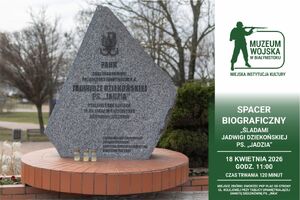 Spacer biograficzny „Śladami Jadwigi Dziekońskiej ps. „Jadzi”