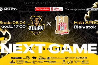 Bank Pekao S.A. 1 Liga Mężczyzn: Żubry Abakus Okna Białystok - OPTeam Energia Polska Resovia