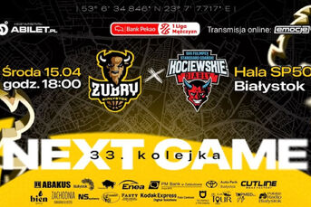 Bank Pekao S.A. 1 Liga Mężczyzn: Żubry Abakus Okna Białystok - SKS Fulimpex Starogard Gdański