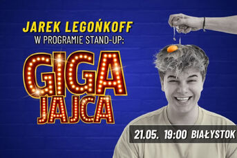 Jarek Legońkoff w programie "Giga Jajca"