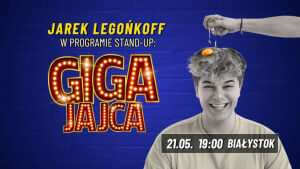 Jarek Legońkoff w programie "Giga Jajca"