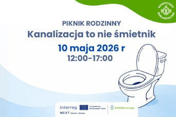 Piknik rodzinny - kanalizacja to nie śmietnik