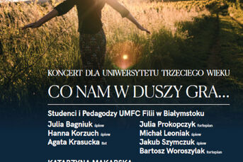Co nam w duszy gra…  | Koncert dla Uniwersytetu Trzeciego Wieku