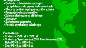 Wiosna u muzyków 2026 - Dzień otwarty szkoły na Podleśnej