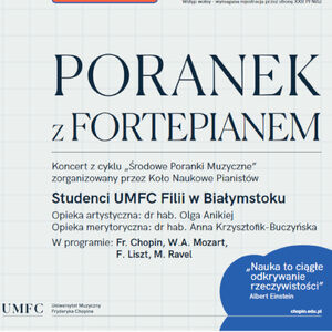 Środowe Poranki Muzyczne | Poranek z fortepianem