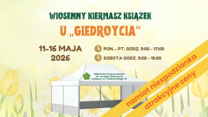 Wiosenny kiermasz książek "u Giedroycia”