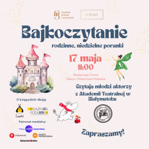 Niedzielne bajkoczytanie w Restauracji Forma (Opera)