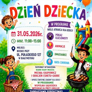 Festyn z okazji Dnia Dziecka
