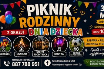 Piknik rodzinny z okazji Dnia Dziecka