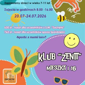 Półkolonie letnie w klubie Zenit