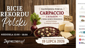 Próba Bicia Rekordu Polski na największą porcję Carpaccio