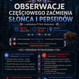 Obserwacja Zaćmienia Słońca i Nocy Perseidów