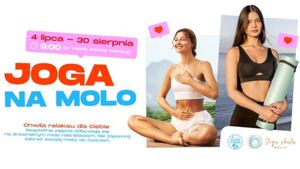 Joga na molo w G-City Biała