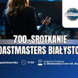 Spotkanie klubu mówców Toastmasters Białystok