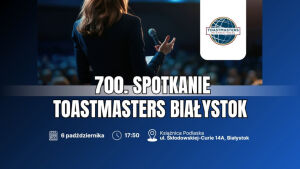 Spotkanie klubu mówców Toastmasters Białystok