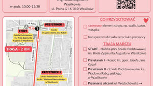 Czerwony Marsz w ramach kampanii Dzieciństwo bez Przemocy